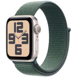 Apple Watch SE GPS - 40 mm - Caja de aluminio Starlight - Correa deportiva verde lago Precio: 358.7649995402. SKU: B1HFBCF9C8