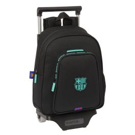 Mochila Escolar con Ruedas F.C. Barcelona Negro 27 x 33 x 10 cm Precio: 36.49999969. SKU: B1ESJ354WP