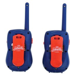 LEXIBOOK Walkie-Talkies Spidey Marvel para Niños, 2 Canales, Alcance 200m con Clip para Cinturón