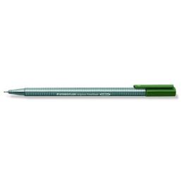 Rotulador Fibra Staedtler  334 Triplus Fineliner   Verde Oscuro (Set de 10) Precio: 11.0594. SKU: B12S9XRHY5