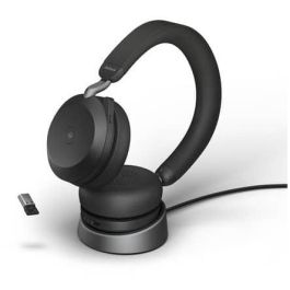Jabra Evolve2 75 Stereo MS Auriculares con Estación de Carga y Link380a, Negro Precio: 306.88999979. SKU: S55130666