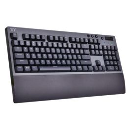 Thermaltake W1 Teclado Gaming Mecánico Inalámbrico USB RF Bluetooth 104 Teclas con Reposamuñecas Negro Español