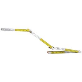 Stanley 0-35-458 Cinta Métrica de Madera Blanca y Amarilla 2m/17mm