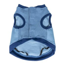 Cerdá Sudadera para Perro con Aplicaciones Cotton Brushed Stitch Azul Talla XS Cerdá Sudadera para Perro con Aplicaciones Cotton Brushed Stitch Azul Talla XS
