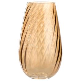 Day Jarrón Oval Ámbar Altura 25cm Diámetro 14.5cm