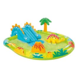 Piscina hinchable centro de juegos dinosaurios (capacidad 143 litros) (+ 2 años) 191x152x58 cm