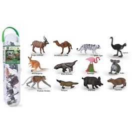Collecta A1219-C Tubo Mini Animales Salvajes Colección Detallada para Niños +3 Años
