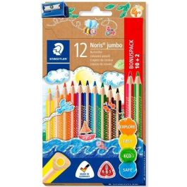 Staedtler Lápices De Colores Jumbo 128 Surtidos Estuche 10+2 Ud + Sacapuntas De Regalo Precio: 4.88999962. SKU: B16NNNMQG8