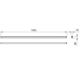 Philips PH-52793599 Regleta LED 150cm 24W 2400Lm 3000K IP20