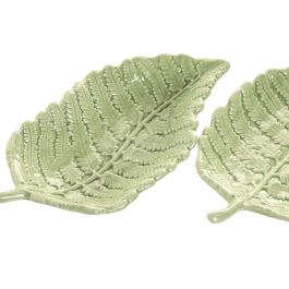 DKD Home Decor Bandeja Vaciabolsillos Shabby Verde 13 x 3.5 x 22 cm (6 Unidades)