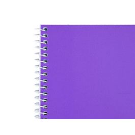 Cuaderno Espiral Liderpapel A5 Micro Smart Tapa Blanda 80H60 gr Cuadro 5 mm 6 Taladros Colores Surtidos 10 unidades