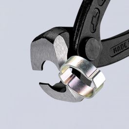 Knipex Alicates de Orejetas con Corte Lateral, Plástico Rojo, 220 mm, Mango Ergonómico, 10 99 I220