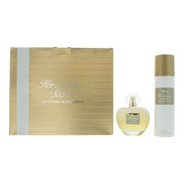 Set Antonio Banderas: Her Golden Secret, Eau De Toilette, For Women, 80 ml + Her Golden Secret, Deodorant Spray, For Women, 150 ml Precio: 35.50000003. SKU: B142WT2ZC6
