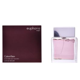 Calvin Klein Euphoria Men Eau de Toilette Vaporizador 100 ml para Hombre, Fragancia Masculina Amaderada Aromática con Jengibre y Ámbar