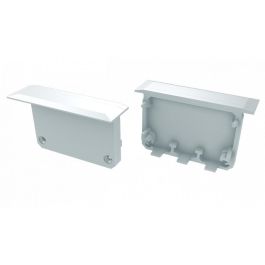 Tapón Final Perfíl Tipo INSO Aluminio Plata