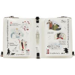 Loungefly Bolso mochila convertible 101 Dálmatas Disney. Piel vegana. Correas ajustables. 30cm