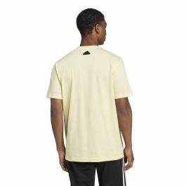 Camiseta de Manga Corta Hombre Adidas House Of Tiro Summer Linear Graphic Amarillo