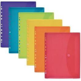 Oxford Sobre Multitaladro Con Velcro A5+ Pp Extra Cristal C-Surtidos (24 Unidades) Precio: 25.61328. SKU: B1K348TJWJ