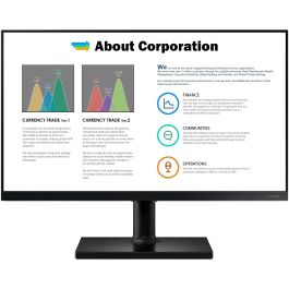 Samsung F24T450FZU Monitor 24'' Full HD (1920x1080) IPS 5ms con 2xHDMI DisplayPort VESA y Pivot Negro