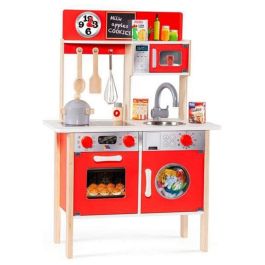 Molto Cocina de madera roja con 10 accesorios, ideal para niños a partir de 1 año (85,5x30x60 cm) Precio: 68.4999997. SKU: S2412260