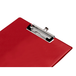 Q-connect Portanotas Din A4 Rojo Plástico 50% Reciclado Grosor 2,1 mm