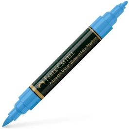Faber Castell Rotulador Dürer Watercolour Doble Punta Media y Pincel, Tinta Soluble al Agua, Azul Ultramar (4 Unidades) (4 Unidades) Precio: 10.50000006. SKU: S8421939