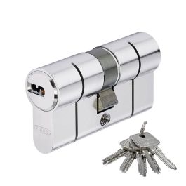 Abus Eurocilindro de puntos níquel doble embrague 30/30mm D66 n 30/30 - Incluye 5 llaves de puntos copiables, sistema de seguridad pre-snap Precio: 35.50000003. SKU: S7918248