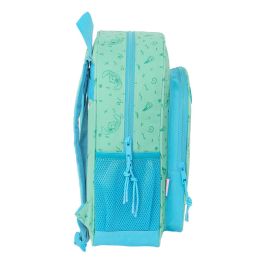 Safta Mochila Junior Adapt.Carro Stitch "Aloha" 32x38x12 cm