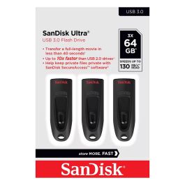 Sandisk Ultra 64GB USB 3.0 Flash Drive 130 MB/s Precio: 66.50000038. SKU: B196Q6V75S