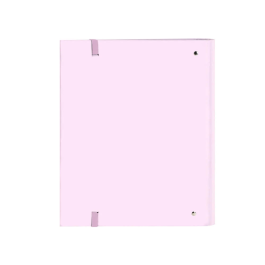 Safta Carpeta 4 Anillas 35mm con Recambio Rosa 27x32x3,5