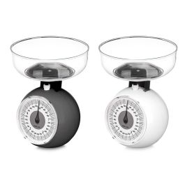 Kinvara Báscula de Cocina Digital 5 kg con Recipiente Redondo 1100 ml Surtido 18x23x18 cm (12 Unidades)