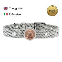 Pulsera Unisex Thoughtful Talent Jewels TJA-5-10-02-1-235 Plateado