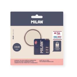 Milan Candado TSA Metálico, Cierre de Combinación 3 Dígitos para Equipaje, Mochila, Maleta, Viajes Colección 430 Azul Precio: 6.50000021. SKU: B15ZQKTESM