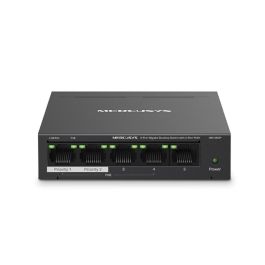MERCUSYS MS105GP Switch Gigabit Ethernet (10/100/1000) con PoE Negro