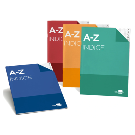 Liderpapel Índice Tapa Cartoncillo Cuarto 24 Hojas 70g/m2 Colores Surtidos