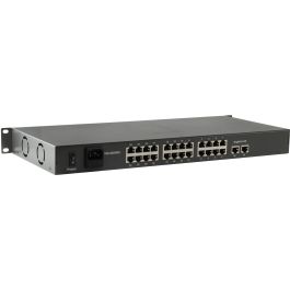 Level One FGP-2601 Switch gestionable 24 puertos Fast Ethernet PoE + 2 puertos Gigabit Ethernet 19" 150W