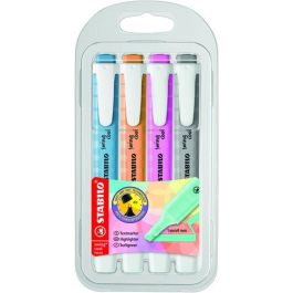 Stabilo Rotulador fluorescente Swing Cool pastel estuche 4 unidades colores surtidos trazo 2-5 mm tecnología anti-secado Precio: 4.99000007. SKU: B15TRYRVMQ