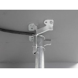 Next Green HD 60 Soporte de Techo y Suelo para Tubos de Acero Ø 60mm | Ideal Cajas Carga, Garajes | Entrada Cable 360°