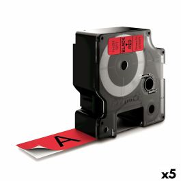 Cinta Laminada para Rotuladoras Dymo D1 53717 24 mm LabelManager™ Rojo Negro (5 Unidades) Precio: 130.68999944. SKU: B1JLFKRAH6