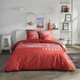 Juego de cama - HOY - JAVA - 2 personas - 240x220 cm - Algodón - Estampado Londres - Rojo Precio: 39.49999988. SKU: B1C7DS9RB2