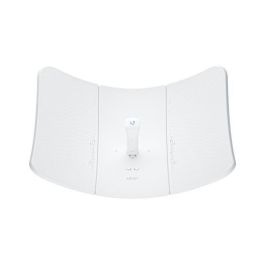Ubiquiti 5 GHz LTU client that establishes extremely long-distance wireless links with an LTU Rocket serving as its base station Ubiquiti 5 GHz LTU client that establishes extremely long-distance wireless links with an LTU Rocket serving as its base station