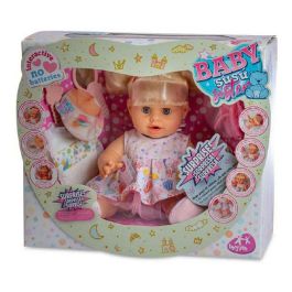 Muñeca baby susu niña babero blanco con accesorios 38cm Precio: 40.49999954. SKU: S2411454