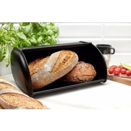 Panera de metal con tapa Quttin 34x23x14.5 cm (4 Unidades) Panera de metal con tapa Quttin 34x23x14.5 cm (4 Unidades)