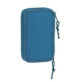 Plumier Escolar Safta Blackfit8 -'Egeo-' Doble Cremallera 28 Piezas 125x40x195 mm