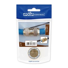 Aqua Control Reparador de Manguera de Latón Zincado ¾ Pulg Conexión 19 mm