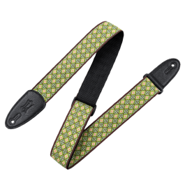 Levy's Correa Hootenanny Series 2" - Correa de Guitarra con Patrón de Mosaico Verde Precio: 22.58999941. SKU: B12LZMGL6W
