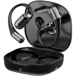 4smarts Auriculares Open-Ear Bluetooth SkyBuds AI Screen, negros