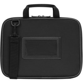 Targus 11.6" Work-in Essentials Case para Chromebook - Estuche Protector con Asa, Correa y Bolsillo, Negro/Gris