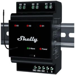 Shelly Relé Inteligente PRO 3 de 3 Canales Z-Wave para Carril DIN, 48A (3x16A), 3 Fases, Negro Precio: 107.69. SKU: B19FY6XXAG