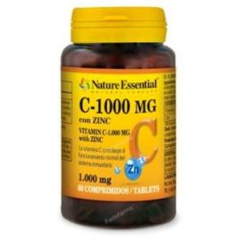 NATURE ESSENTIAL Vitamina C 1000mg + Zinc 60 Comprimidos - Apoyo al Sistema Inmune con Naranja Precio: 10.5000005. SKU: B1CGDRQEEM